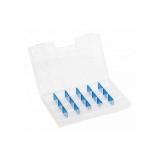 Organizator depozitare 12 inch cu capac ermetic si maner, 29x19x3.5 cm