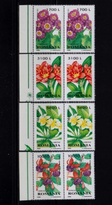✅RO 2000 LP 1510 &amp;quot;Plante de apartament&amp;quot; , pereche din diverse margini , MNH foto
