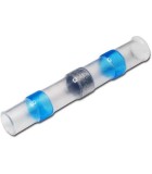 Conector termocontractabil cu inel cositor albastru 1.5-2.5 mm2