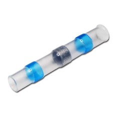 Conector termocontractabil cu inel cositor albastru 1.5-2.5 mm2