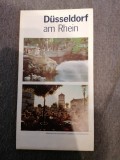 Germania - Pliant, Harta turistica Dusseldorf am Rhein 1992