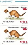 ROMANIA 2000 LP 1505 FAUNA 97 SUPRATIPAR COROANA PERECHE SERII MNH, Nestampilat