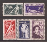 Monaco 1948-180 ani de la nașterea lui Francois-Joseph Bosio,2 serii,4 poze,MNH, Nestampilat