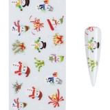 Cumpara ieftin Folie de Transfer Unghii LUXORISE, Snowmen Celebration