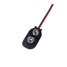 Contact baterie 9V cu fir de 15 cm pentru lipire