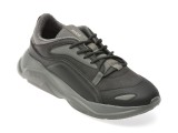 Pantofi sport HUGO negri, 9904, din piele ecologica