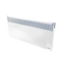 Convector electric perete Tesy 2500W, 20 m&sup2;, 100x45x9 cm, alb, termostat electronic, protectie supraincalzire, IP24