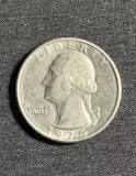 Moneda quarter dollar 1974 USA, America de Nord