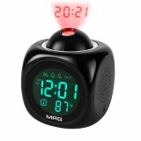 Ceas cu Proiectie MRG MDOL2028, Alarma, Temperatura, LCD, 3xAAA, Negru C1230