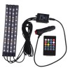 Lumini Ambientale Auto interior LED Multicolor Telecomanda Wireless ,Intensitate reglabila