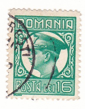 Romania Regat Timbru Carol al II lea 16 lei ND(1930)