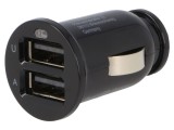Alimentator USB A x2 12VDC Negru Tens