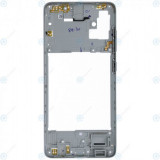 Samsung Galaxy A51 (SM-A515F) Husă mijlocie haze crush argintiu/prism crush white GH98-46128A