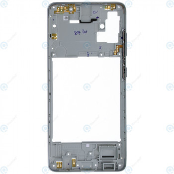 Samsung Galaxy A51 (SM-A515F) Husă mijlocie haze crush argintiu/prism crush white GH98-46128A foto