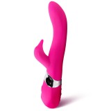 Vibrator Rabbit cu stimulare dubla, silicon premium, multiple viteze si moduri