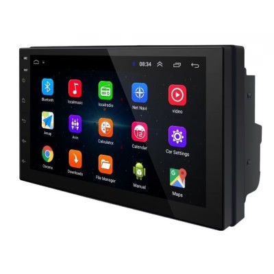 Navigatie Android 13 cu Android auto &amp;amp; Carplay Wireless, 2GB RAM, 32 GB, dedicata Ecran 7 inch, USB, Touchscreen, Compatibil Waze si Google Play foto