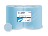 Rola hartie industriala Lucart Strong Multiuse Blue 3.500, 3 str, 150 m, 2 role/set