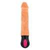 Vibratoare realiste - Natural Real Skin Penis Fierbinte Vibrator Realist cu Incalzire 18 cm Culoare Deschisa