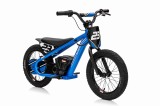 Motocicleta electrica copii, transmisie pe lant, frana pe disc, 3 viteze, motor 24V 250W, roti pneumatice, albastru