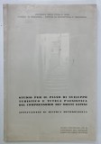 STUDIO PER IL PIANO DI SVILUPPO TURISTICO E TUTELA PAESISTICA ....DEI MONTI LEPINI , TEXT IN LIMBA ITALIANA , 1968