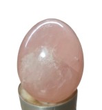 OU DECORATIV DIN CUARȚ ROZ NATURAL