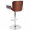 Scaun de bar, gri, material textil - 3
