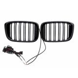 Grile centrale BMW X3 G01 si X4 G02, negru lucios, design M