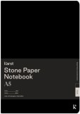 Carnet A5 - Stone Paper - Hardcover, Blank - Ebony | Karst