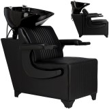 Spălătorie lavoar de frizerie de barber Dario pentru salon de frizerie de barber mobilă cuvă ceramică armatură baterie duș