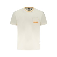 NAPAPIJRI Tricou barbati cu buzunar pe piept , Murlo, cu imprimeu, alb, S