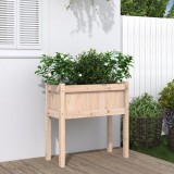 Jardinier de gradina cu picioare, 70x31x70cm, lemn masiv de pin GartenMobel Dekor, vidaXL