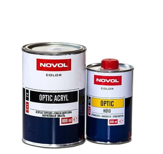 Vopsea Optic Acryl&mdash;2K (cu lac inclus) - NOVOL Vopsea LA 601 (black) +