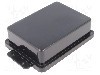 Carcasa ABS, 65mmx90mmx30mm, MASZCZYK - KM-29 BK foto