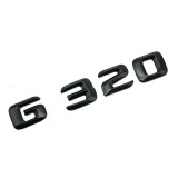 Emblema G 320 Negru, pentru spate portbagaj Mercedes, Mercedes-benz