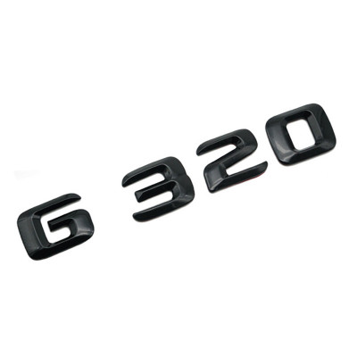 Emblema G 320 Negru, pentru spate portbagaj Mercedes foto