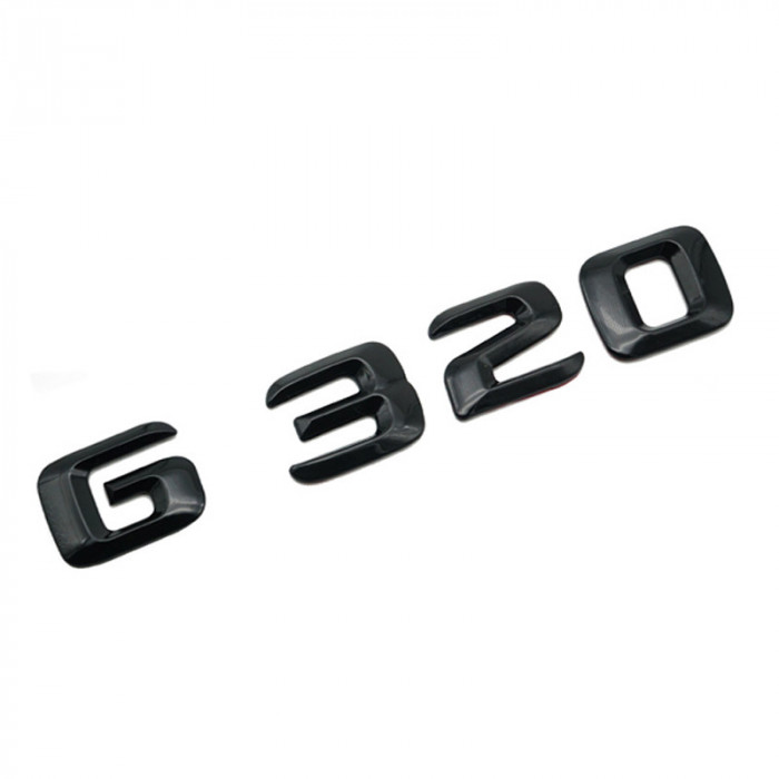 Emblema G 320 Negru, pentru spate portbagaj Mercedes