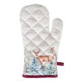 Manusa bucatarie termorezistent bumbac Forest 18x30 cm