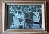 Fotografie &Icirc;nramată Universitatea Craiova Cupa, Epoca Comunistă, Alb-Negru 15x11 cm - Colecție Artă Foto