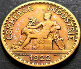 Cumpara ieftin Moneda istorica (BUN PENTRU) 1 FRANC - FRANTA, anul 1922 * cod 4417 = excelenta, Europa