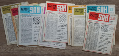 Revista Romana de Sah 1981 (an complet) foto