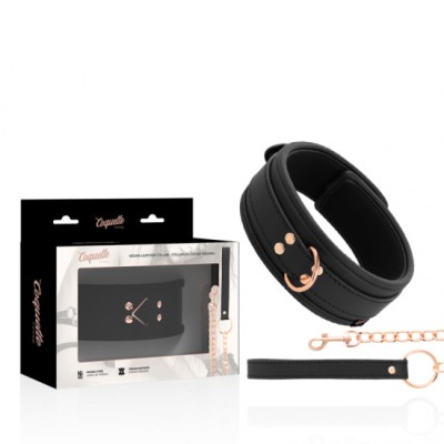 COQUETTE CHIC DESIRE - FANTASY VEGAN LEATHER COLLAR WITH NEOPRENE LINING foto