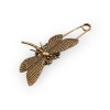 Brosa Ac Siguranta Crisalida Libelula Vintage 3x7cm Metal Aurie Boho Hippie Brose Fashion Eleganta Rever Palarie