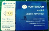 Cartela telefonica Romtelecom 10 lei Sprijină valorile rom&acirc;nești Constantin Lăcătușu Himalaya Nepal 100.000 unitați 4FJEWS exp. 01.10.2009 Peak Europa