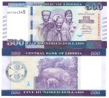 Liberia 500 Dolari 2020 P-36 UNC