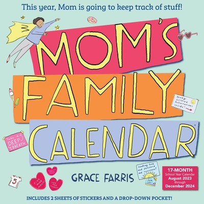 Mom&amp;#039;s Family Wall Calendar 2024 foto