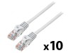 Patch cord UTP 6 gri 3m 10 buc, Lanberg