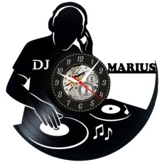 DJ-ceas de perete (personalizabil)
