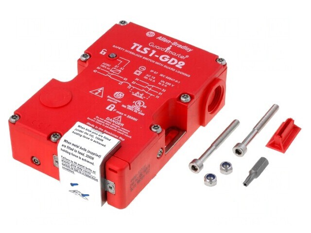 &Icirc;ntrerupător de Siguranță cu Blocare IP66 TLS2-GD2 NC x2