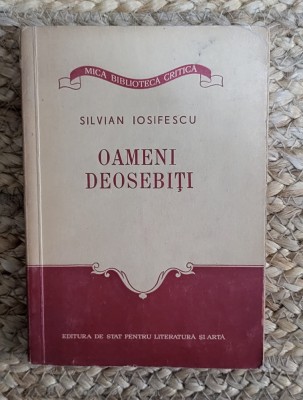 OAMENI DEOSEBITI -SILVIAN IOSIFESCU foto