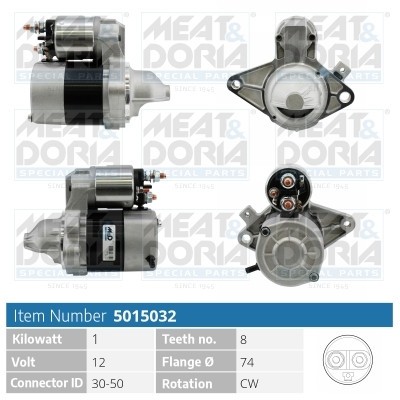 MEAT &amp; DORIA 5015032 starter